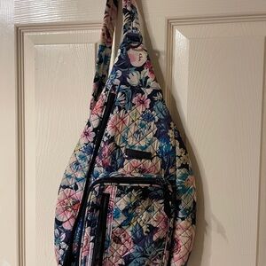 Vera Bradley Iconic Cotton Sling Backpack Garden Grove